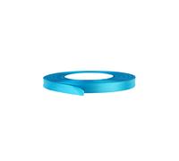 Neel Blue Double Sided Satin Polyester Ribbon Roll, 10mm x 10 Metres in Turquoise Neel Blue Turquoise