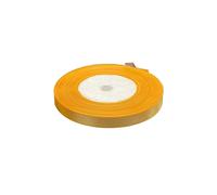 Neel Blue Double Sided Satin Polyester Ribbon Roll, 10mm x 25 Metres in Pale Orange Neel Blue Pale Orange