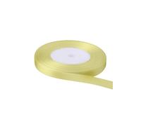 Neel Blue Double Sided Satin Polyester Ribbon Roll, 15mm x 25 Metres in Bright Yellow Neel Blue Bright Yellow