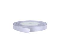 Neel Blue Double Sided Satin Polyester Ribbon Roll, 15mm x 25 Metres in Lilac Neel Blue Lilac