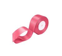 Neel Blue Double Sided Satin Polyester Ribbon Roll, 25mm x 25 Metres in Pink Neel Blue Pink