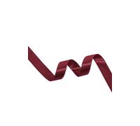 Neel Blue Double Sided Satin Polyester Ribbon Roll, 3mm x 10 Metres in Burgundy Neel Blue Burgundy