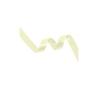 Neel Blue Double Sided Satin Polyester Ribbon Roll, 3mm x 10 Metres in Ivory Neel Blue Ivory