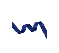 Neel Blue Double Sided Satin Polyester Ribbon Roll, 3mm x 10 Metres in Navy Neel Blue Navy