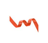 Neel Blue Double Sided Satin Polyester Ribbon Roll, 3mm x 10 Metres in Orange Neel Blue Orange