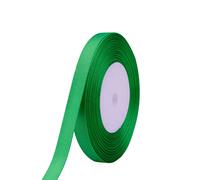 Neel Blue Double Sided Satin Polyester Ribbon Roll, 3mm x 25 Metres in Bottle Green Neel Blue Bottle Green