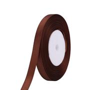 Neel Blue Double Sided Satin Polyester Ribbon Roll, 3mm x 25 Metres in Brown Neel Blue Brown