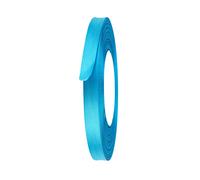 Neel Blue Double Sided Satin Polyester Ribbon Roll, 3mm x 25 Metres in Turquoise Neel Blue Turquoise
