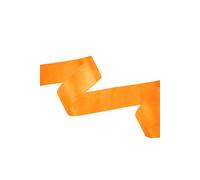 Neel Blue Double Sided Satin Polyester Ribbon Roll, 40mm x 10 Metres in Burnt Orange Neel Blue Burnt Orange