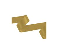 Neel Blue Double Sided Satin Polyester Ribbon Roll, 50mm x 10 Metres in Gold Neel Blue Gold