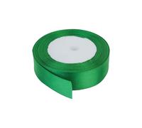 Neel Blue Double Sided Satin Polyester Ribbon Roll, 50mm x 25 Metres in Bottle Green Neel Blue Bottle Green