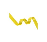 Neel Blue Double Sided Satin Polyester Ribbon Roll, 6mm x 10 Metres in Yellow Neel Blue Yellow