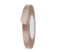 Neel Blue Double Sided Satin Polyester Ribbon Roll, 6mm x 25 Metres in Beige Neel Blue Beige