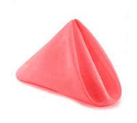 Neel Blue Dusty Rose Cotton Polyester Napkins With Hemmed Edges, 20 Inch, Pack Of 10