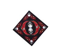 Neel Blue Eagle Printed Cotton Bandana Headband Scarf, 54cm in Black Neel Blue Black One Size