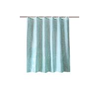 Neel Blue Flower Design Polyester Shower Curtain, Water Resistant Bathroom Curtains in Light Blue | Size: 180 cm width x 180 cm drop Neel Blue Light Blue 180 cm width x 180 cm drop