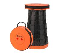 Neel Blue Foldable Telescopic Stool, Portable Collapsible Camping Stool in Orange Neel Blue Orange