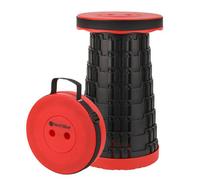 Neel Blue Foldable Telescopic Stool, Portable Collapsible Camping Stool, Red