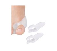 Neel Blue Gel Toe Separators Soft Silicone Toe Spreader Cushions - 2pcs in White Neel Blue White