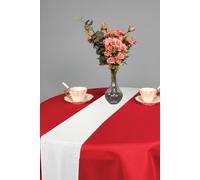 Neel Blue Glitter Sequin Table Runner - 11" x 108" in White Neel Blue White