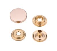 Neel Blue Gold Alloy Cap Durable Press Stud Rivets 4 Part - 12.5mm