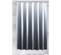 Neel Blue Gradient Colour Shower Curtain, Grey & White - 180cm x 200cm | Size: 180 cm width x 180 cm drop Neel Blue Grey 180 cm width x 180 cm drop