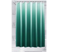 Neel Blue Gradient Colour Shower Curtain, Light Green & White - 180cm x 180cm | Size: 180 cm width x 200 cm drop Neel Blue Light Green 180 cm width x 200 cm drop