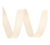 Neel Blue Grosgrain Ribbon, Cream - 10mm X 10 Metres
