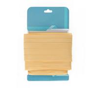 Neel Blue Grosgrain Ribbon, Gold - 6mm X 10 Metres