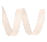Neel Blue Grosgrain Ribbon, Ivory - 10mm X 10 Metres