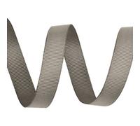 Neel Blue Grosgrain Ribbon, Metal Grey - 15mm X 10 Metres