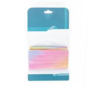 Neel Blue Grosgrain Ribbon, Rainbow - 15mm X 10 Metres