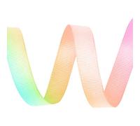 Neel Blue Grosgrain Ribbon, Rainbow - 25mm X 10 Metres
