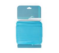 Neel Blue Grosgrain Ribbon, Solid Polyester Ribbon, 38mm x 10 Metres in Turquoise Neel Blue Turquoise