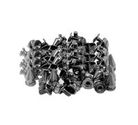 Neel Blue Gunmetal Black Cone Shaped Studs Long Punk Spike Rivets Studs - 7mm X 13mm, 50Pcs