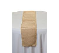 Neel Blue Hessian Table Runner, 29cm x 275cm Jute Fabric Dining Tableware in Brown | Size: 29 cm x 275 cm Neel Blue Brown 29 cm x 275 cm