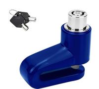 Neel Blue High Security Disc Lock, 2 Keys Wheel Immobiliser Disc Brake Lock, Blue