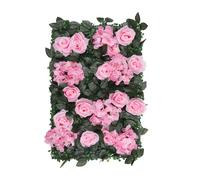 Neel Blue Hydrangea Artificial Flower Wall Panel for Wedding Decoration in Dark Pink Neel Blue Dark Pink