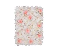 Neel Blue Hydrangea Artificial Flower Wall Panel for Wedding Decoration in Dusty Pink Neel Blue Dusty Pink