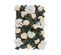 Neel Blue Hydrangea Artificial Flower Wall Panel for Wedding Decoration in Green Neel Blue Green