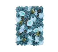 Neel Blue Hydrangea Artificial Flower Wall Panel for Wedding Decoration in Teal Neel Blue Teal