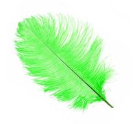 Neel Blue Ivory 50-60 Cm Natural Ostrich Feathers Large Plume, 5Pcs