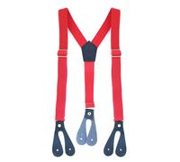 Neel Blue Kids Suspender with Button Hole, Y Shape Braces in Red Neel Blue Red One Size