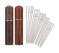 Neel Blue Large-Eye Hand Sewing Needles Set - Pack Of 20