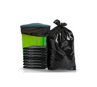 Neel Blue Large Waste Bin Bags Heavy Duty Polythene in Black Neel Blue Black