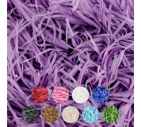 Neel Blue Lilac Purple Shredded Tissue Paper, Decorative Gift Packaging Hamper Filler - 100G
