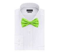 Neel Blue Lime Green Satin Polyester Bow Tie For Casual & Formal Wear, Wedding Party Accessory