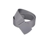 Neel Blue Men's Nylon Tactical Webbing Waist Belt with Plastic Clips in Grey Neel Blue Grey One Size