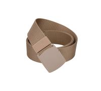 Neel Blue Men's Nylon Tactical Webbing Waist Belt with Plastic Clips in Ivory Neel Blue Ivory One Size