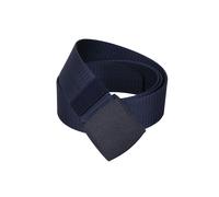 Neel Blue Men's Nylon Tactical Webbing Waist Belt with Plastic Clips in Navy Neel Blue Navy One Size